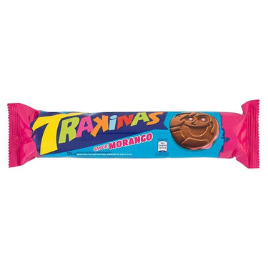 Biscoito Trakinas Recheado Morango 126g
